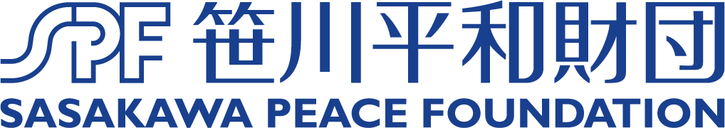 Logo of Sakawa Peace Foundation SPF linking to their website