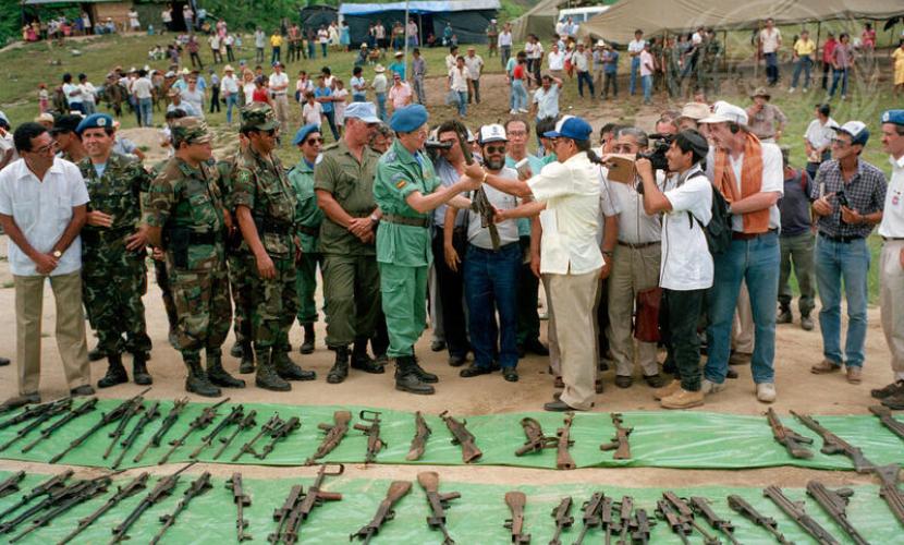 ONUCA Demobilizes Nicaraguan Resistance Forces in Honduras